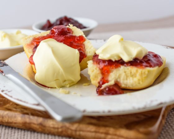 Scones with Clotted Cream